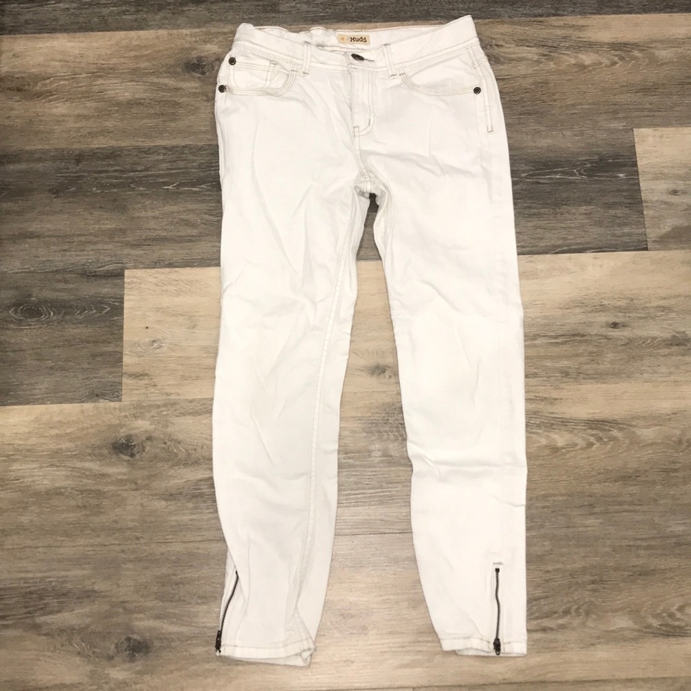 Girls White Skinny Jeans Size 14